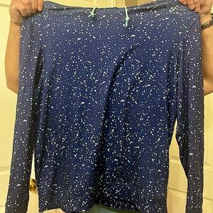 Rhoback Hesi Performance Hoodie - Blue speckled